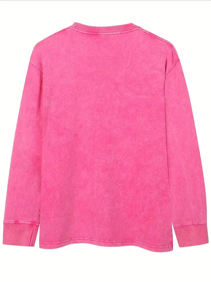 Premium Pink Full Sleeve T-Shirt