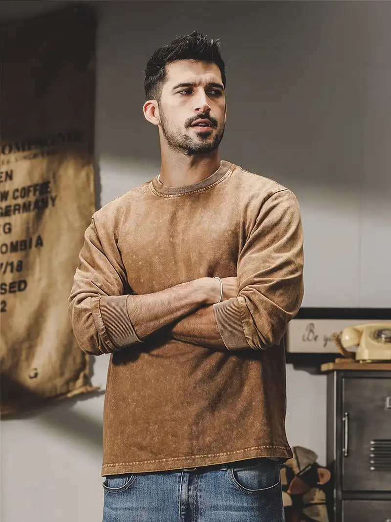 Premium Brown Full Sleeve T-Shirt