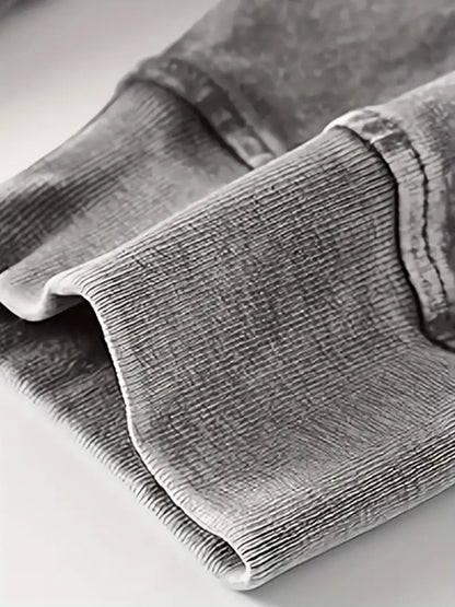 Premium Gray Full Sleeve T-Shirt