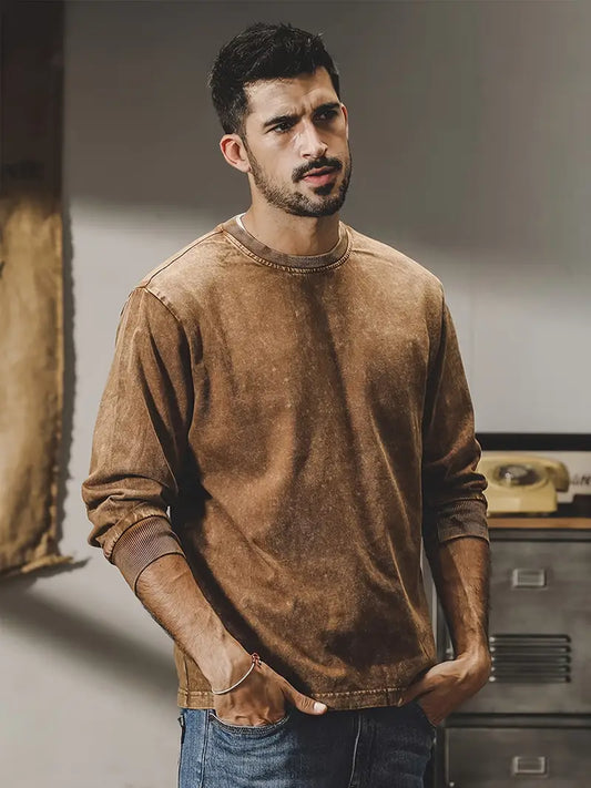 Premium Brown Full Sleeve T-Shirt
