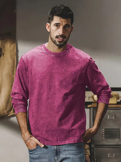 Premium Pink Full Sleeve T-Shirt