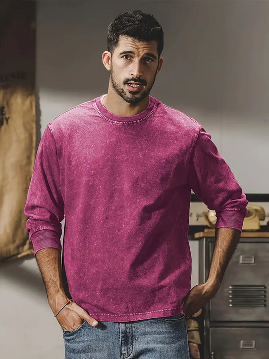 Premium Pink Full Sleeve T-Shirt