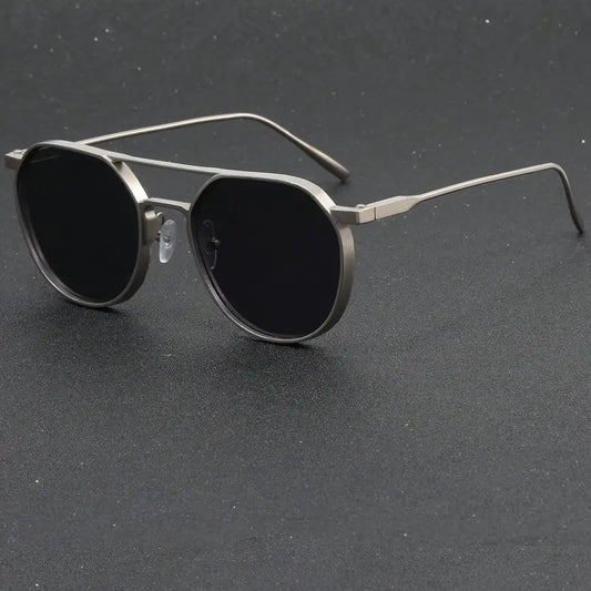 Vintage Matte Metal Sunglass