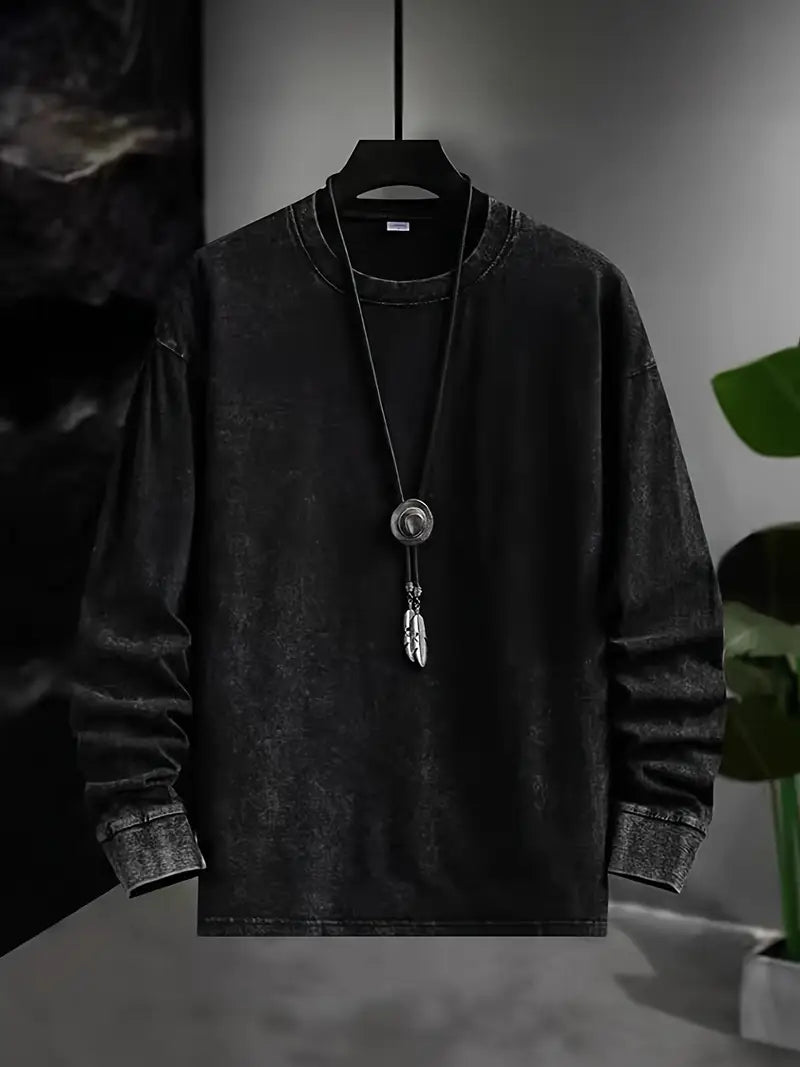 Premium Black Full Sleeve T-Shirt