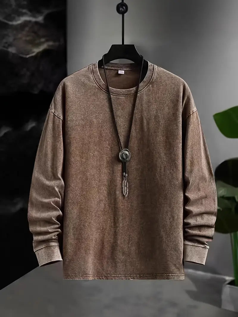 Premium Brown Full Sleeve T-Shirt